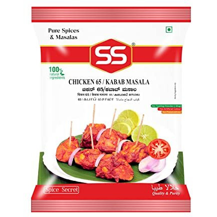 SS Masalas Chicken 65 Masala Powder 320g (80g Pouch Pack of 4)