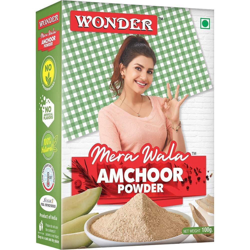 Wonder Mera Wala Amchur/Amchoor Powder/Dry Mango Slices Powder/Aam Powder/Khatai Powder (100G)