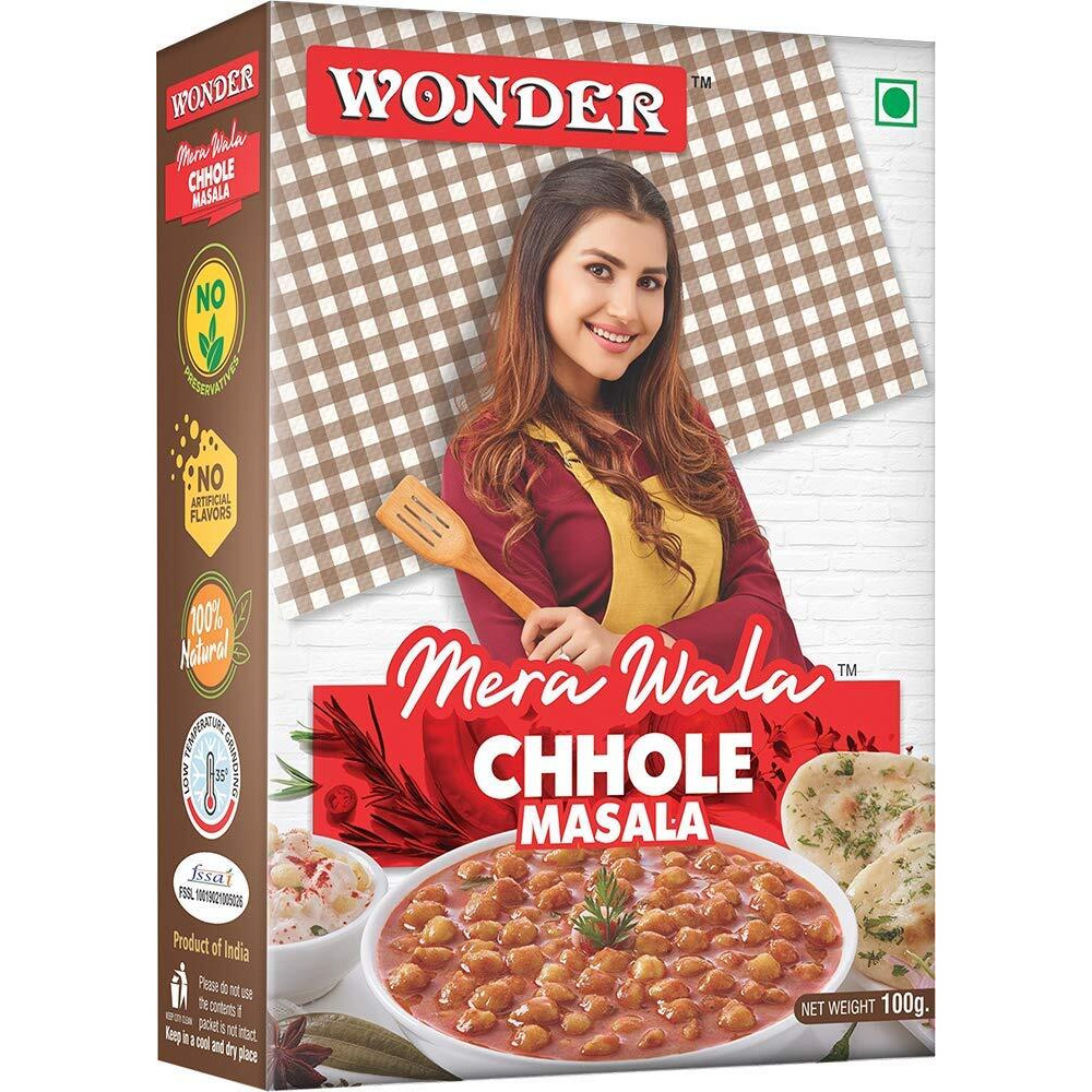 Wonder Mera Wala Chhole Masala,(100G)/ Chhole Chana Masala/No Artificial Flavour Added