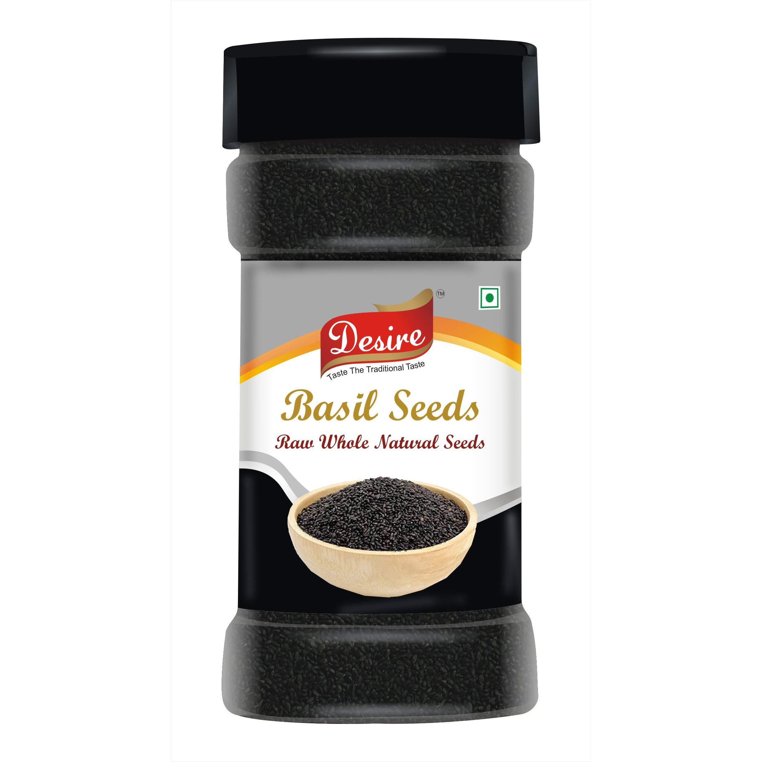 Desire Basil Seeds 250 Gram |Tukmaria Seeds | Sabja Seeds | Seeds for Eating.