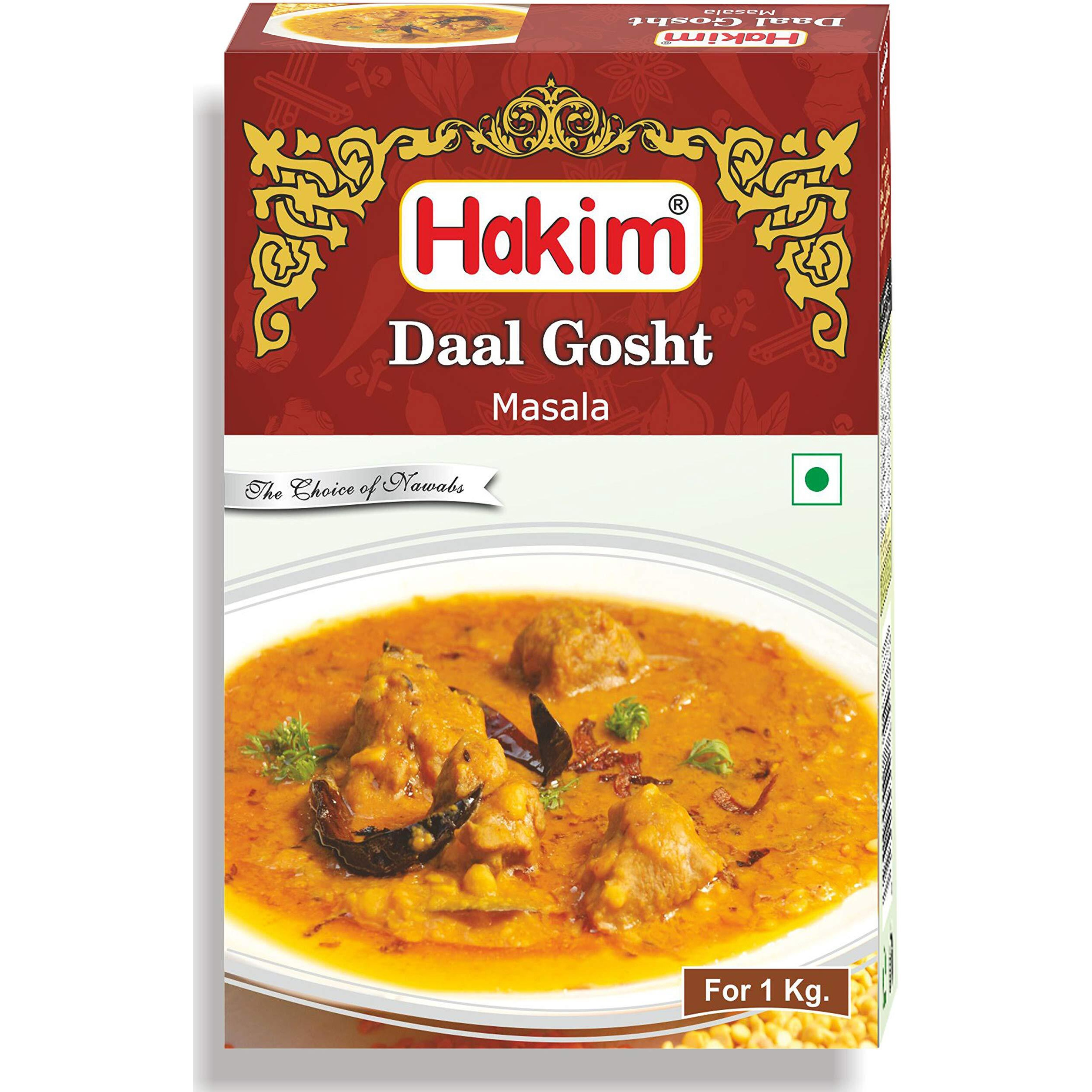 Hakim IndiaS 1St Authentic Mughlai Daal Gosht Masala - Pack of 6-50 Grams Each