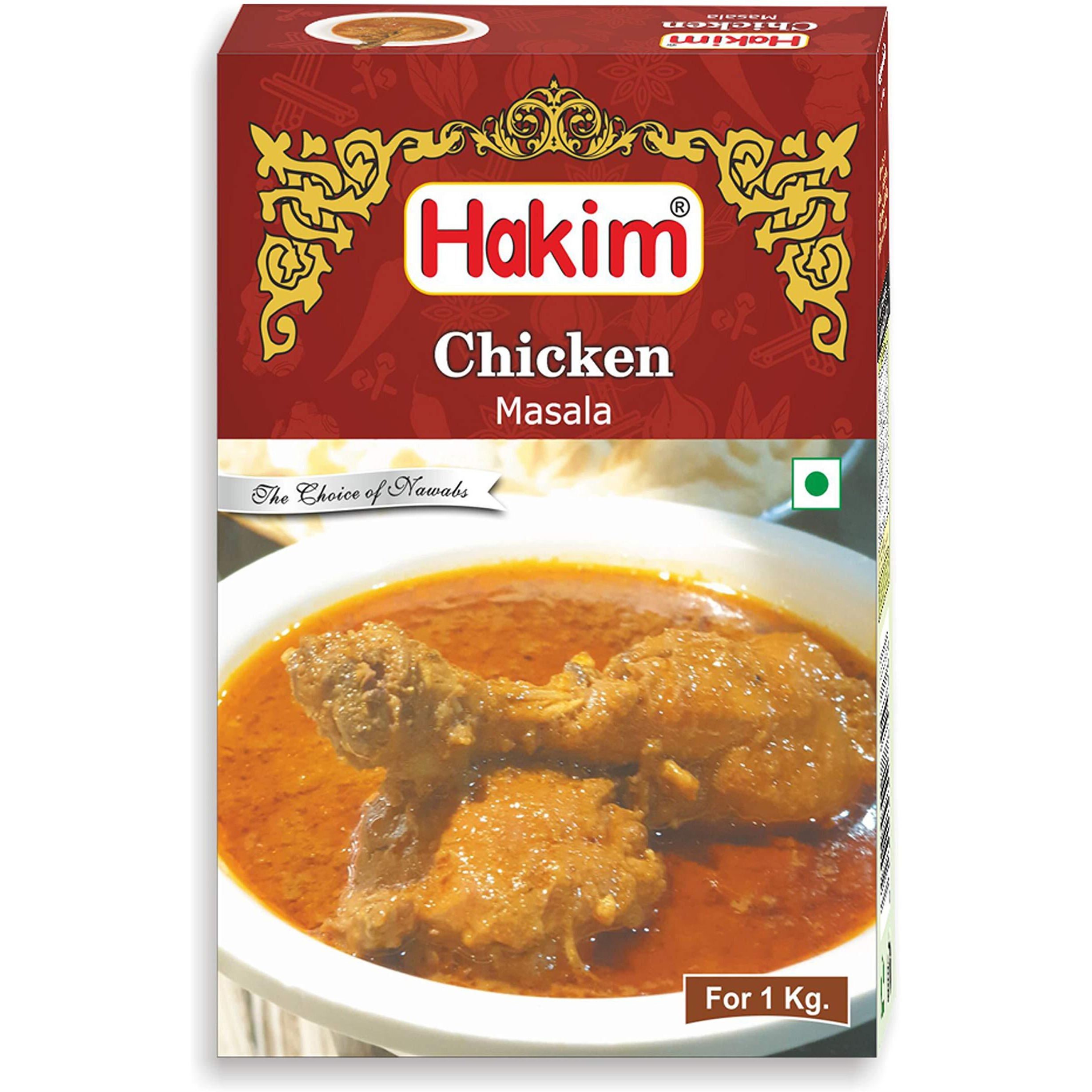 Hakim IndiaS 1St Authentic Mughlai Chicken Masala - Pack of 6-50 Grams Each