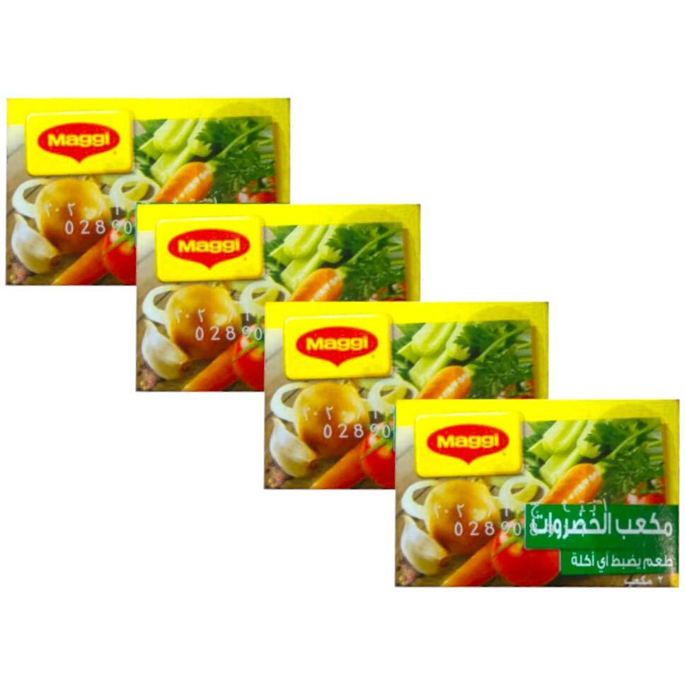 Maggi Vegetable Stock Cubes, 0.63  18 g, 4 Pack