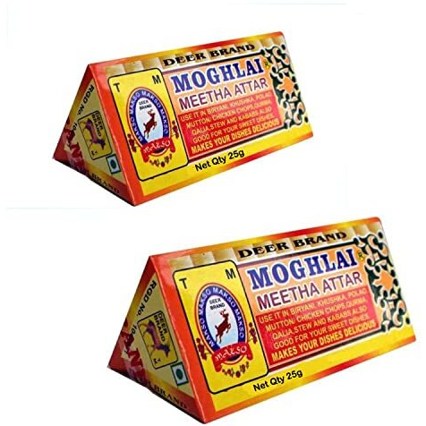 DEER BRAND MOGHLAI Meetha Attar (Mitha Sweet Attar) (50g(Pack of 2))