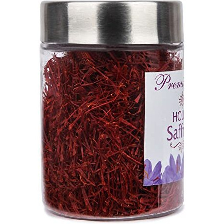 House of Saffron 50grams Kashmir Mogra Kesar Premium Original Keshar for Pregnant Women, Cooking, Beauty, Fair Skin, Tilak All Red Long Threads Real Natural Pure Kesar/Kumkumapuvvu- 1 Pack of 50grams