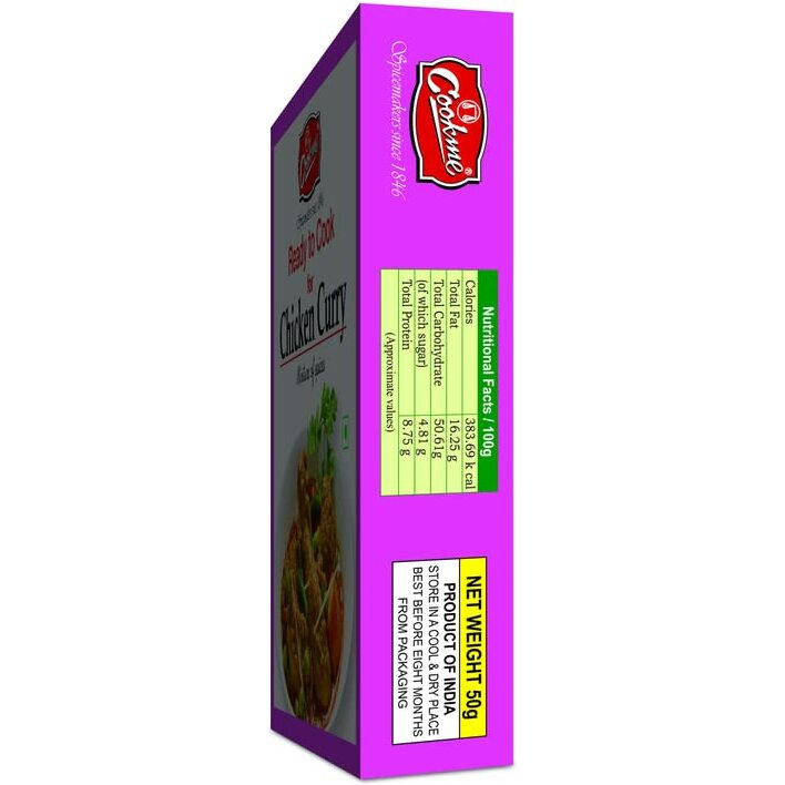 Cookme Chicken Curry Masala Powder 100g (2 Pkt of 50g each)