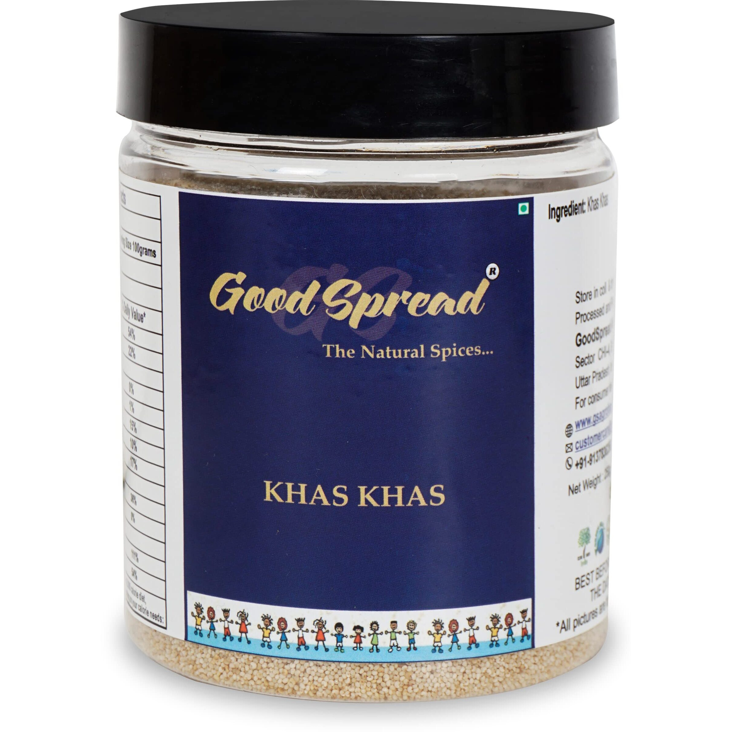 GoodSpread Nutrient-Packed Poppy Seeds 500 gm - Boost Your Health and Well-Being with Organic Khas Khas, Posto, Khus Khus