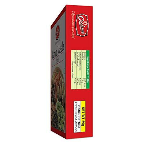 COOKME Garam Masala Powder 50G, Vegetable Masala