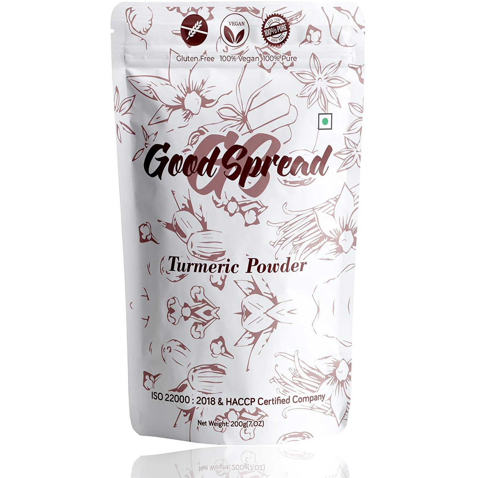 GoodSpread Organic Haldi (Turmeric) Powder 400gm - 100% Pure and Natural for Cooking, Seasoning, and Health Benefits