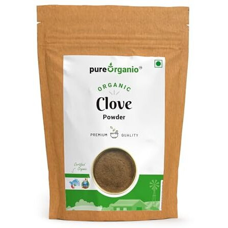 Pure Organio Organic Clove Powder Laung Ground Dried Cloves (100 Gm)