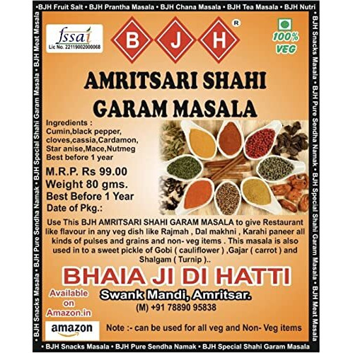 bjh SIX DIFFERENT Amritsari spices COMBO