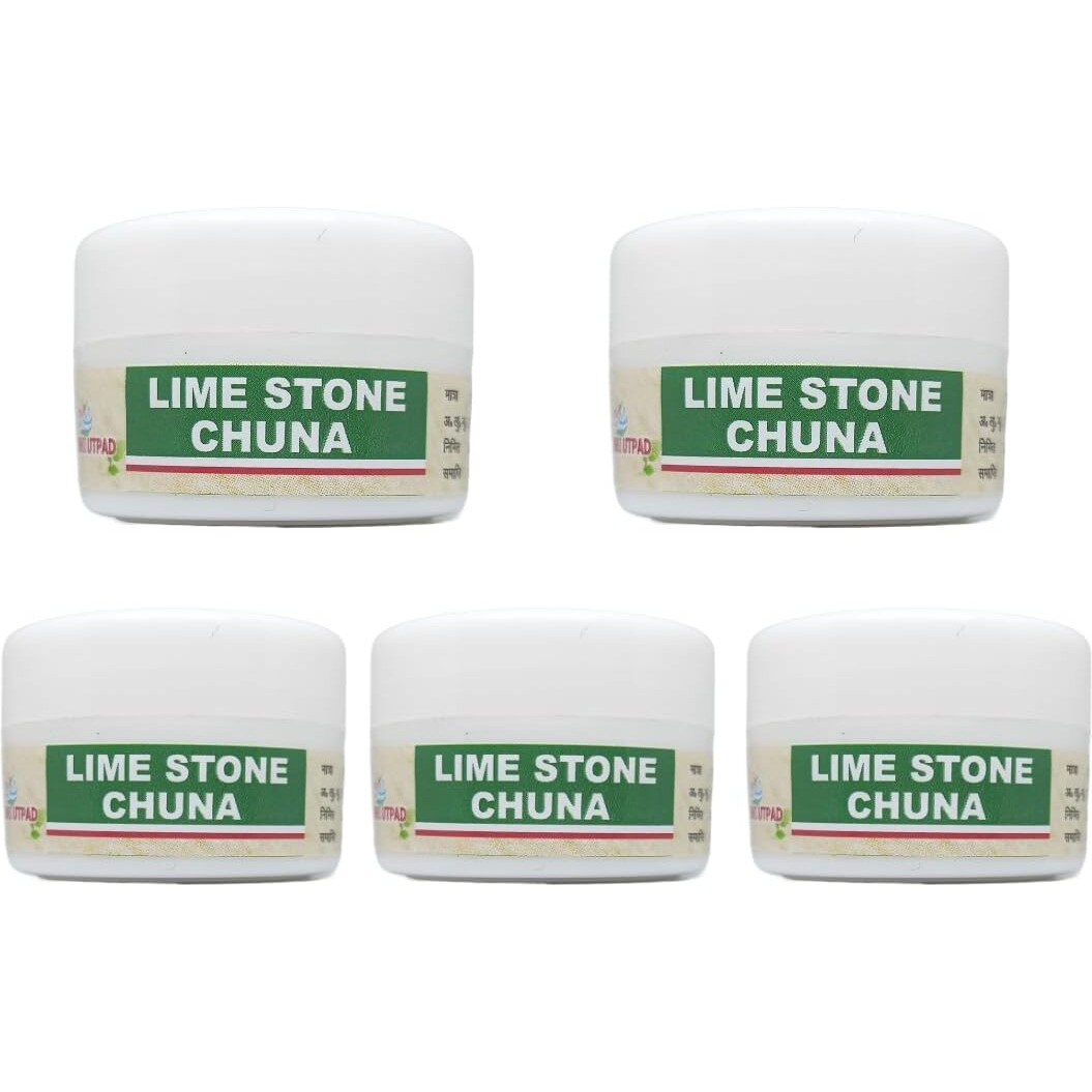 SURBHI UTPAD Lime Stone Chuna For Eating 75G (15Gx5) - Paste