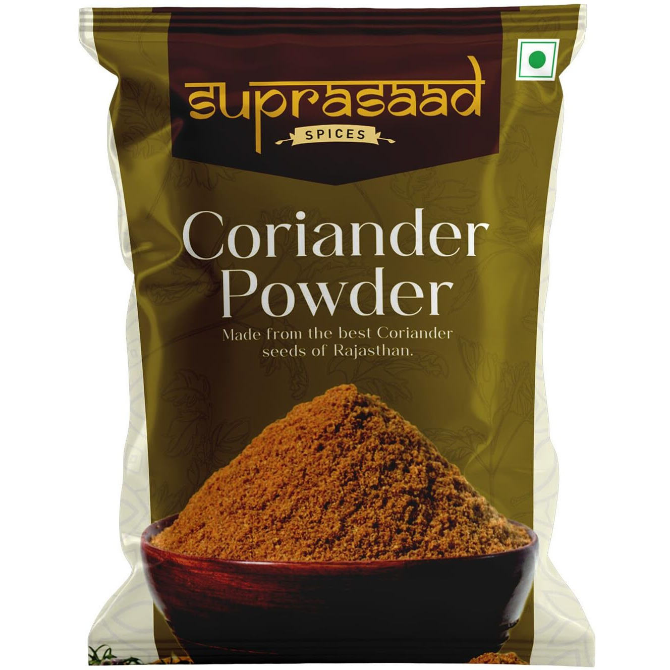 Suprasaad Coriander(Dhaniya) Powder 200 gms - Pack of 1 | No Added Flavours and Colours | Rich Taste & Strong Aroma | Quality Guaranteed