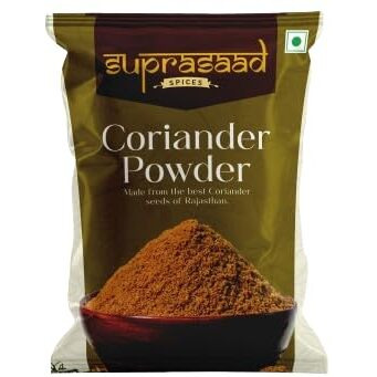 Suprasaad Coriander (Dhaniya) Powder 500gms | No Added Flavours and Colours | Rich Taste & Strong Aroma | Quality Guaranteed