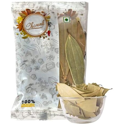 Chounk Dried Bay Leaf Whole | Tej Patta - Indian Spices | Vegan (200 Grms)