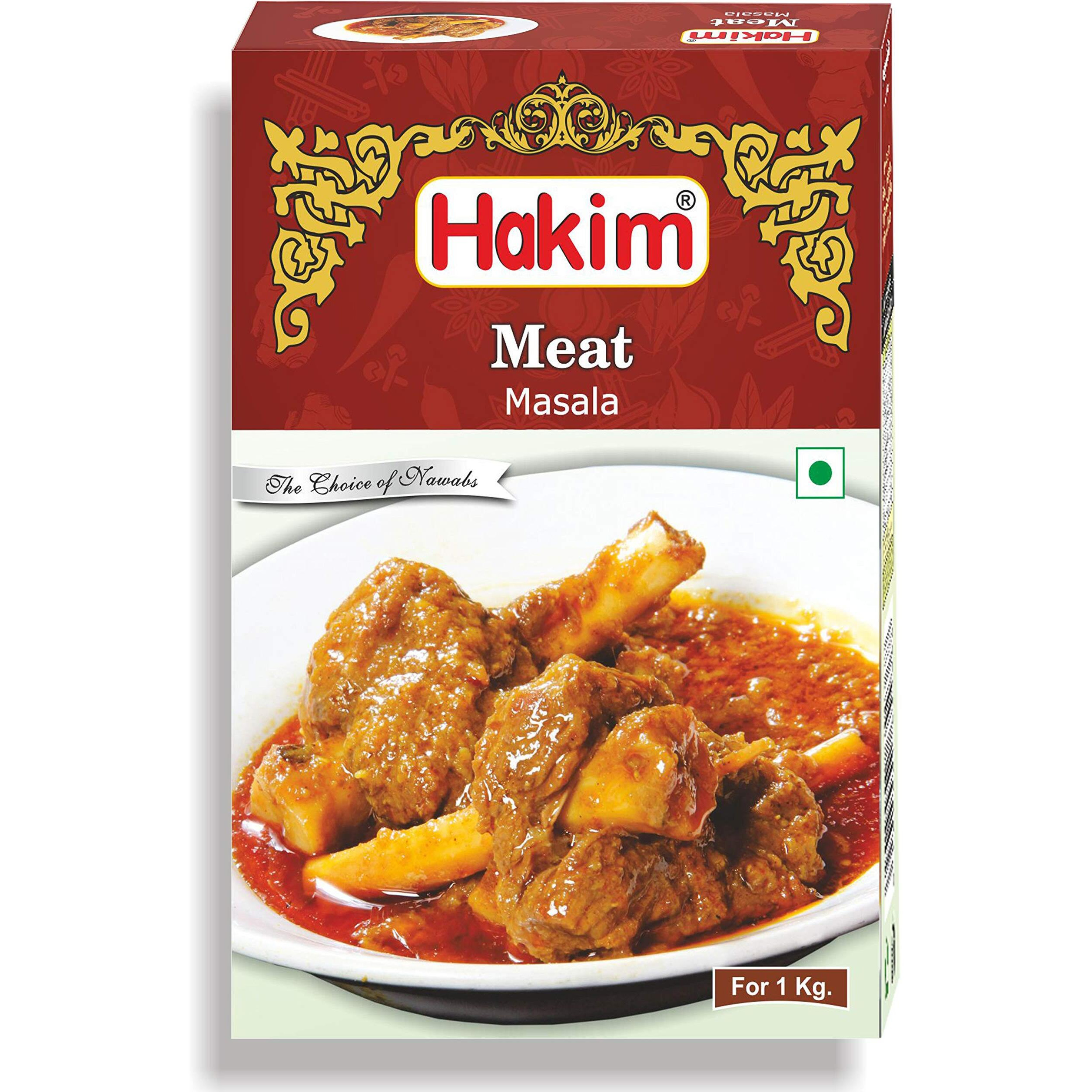 Hakim IndiaS 1St Authentic Mughlai Meat Masala - Pack of 12-50 Grams Each