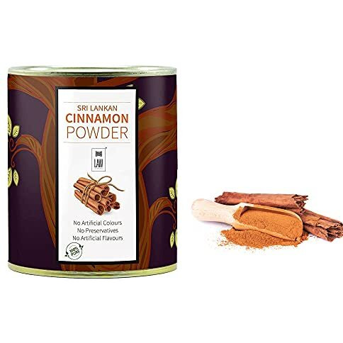 looms & weaves - Freshly Ground Ceylon Cinnamon/True Sri Lankan Powder (Cinnamomum verum) Dalchini- 200 gm