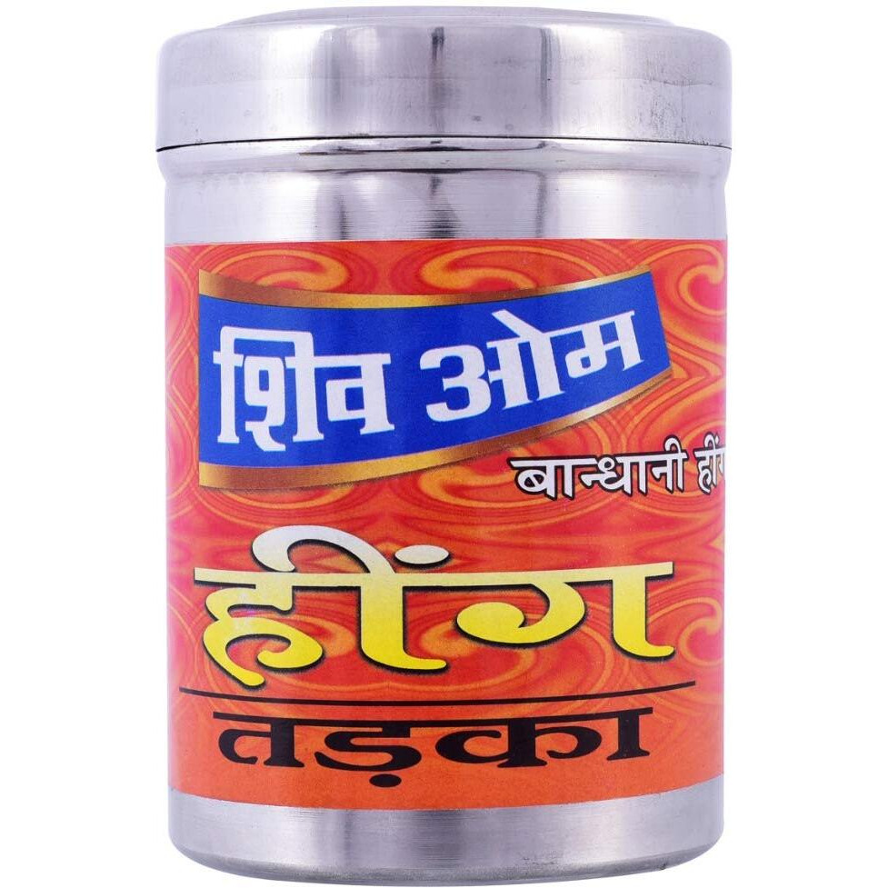 SHIVOM BRAND Tadka Hing Powder | Natural & Healthy Compounded Asafoetida Powder | (200 GM)