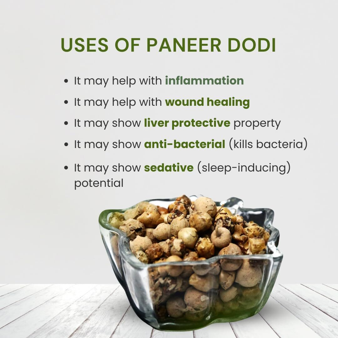 DAYAKISHAN Paneer Dodi Raw, Cleaned Paneer Doda Phool for Diabetes,Paneer Phool for diabetes,Withania Coagulans,Paneer dodi ka Phool for Diabetes,Paneer ka Phool,Panir dodi(900 gm)