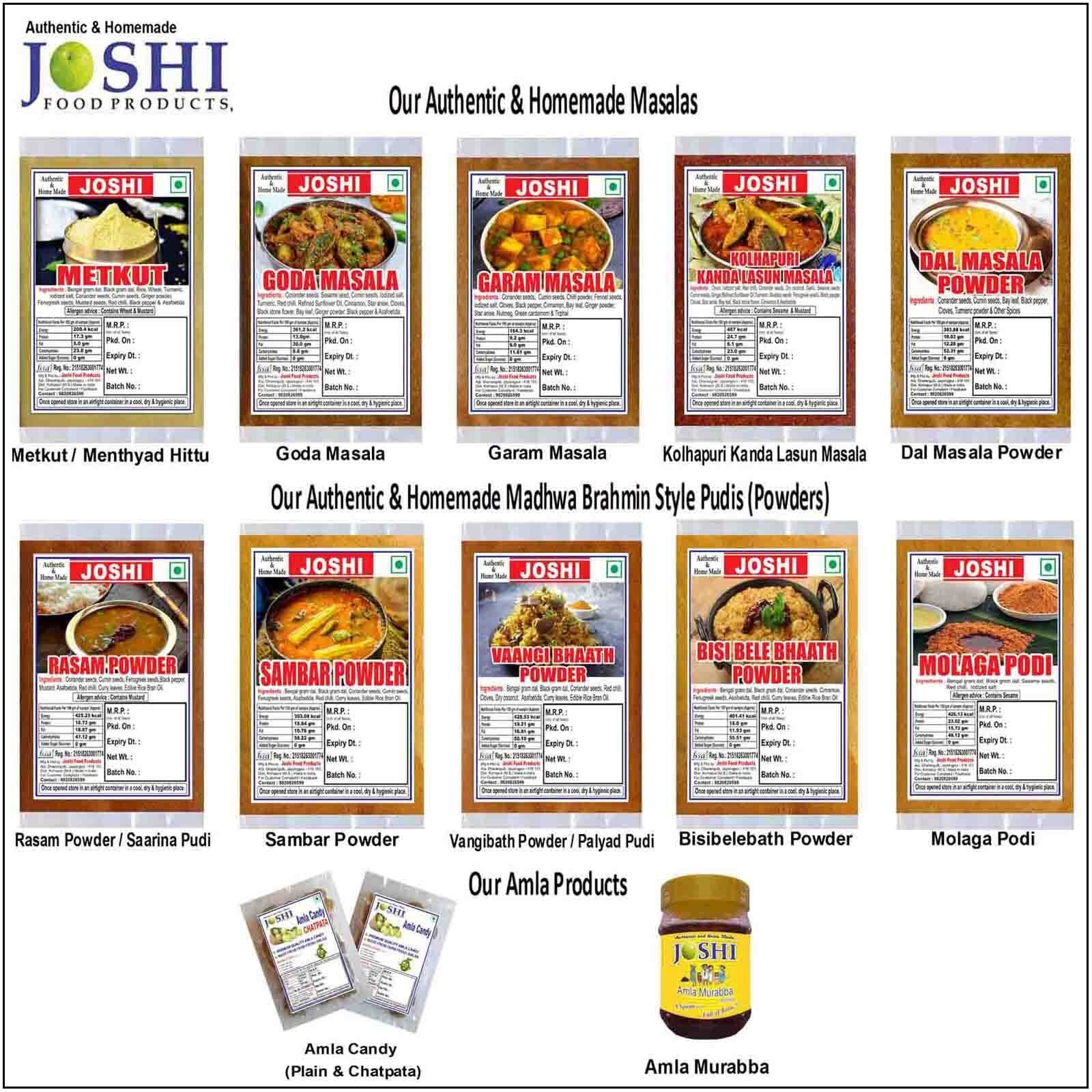 Joshi Goda Masala 800g Authentic & Homemade