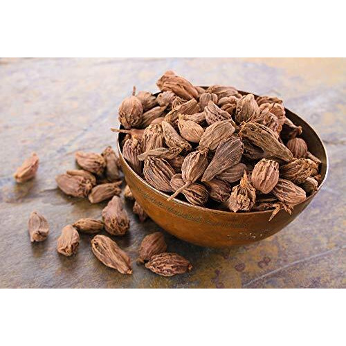 Fruitri Cardamom Black Whole Organic (Badi Elaichi, Sabut Elaichi) 200g