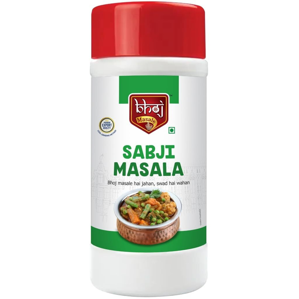 Bhoj Masale Sabji Masala Powder 500GM | Spices with Natural Ingredients For Healthy and Delicious Cooking. No colour, no preservatives, no onion & no garlic (Jain Masale)