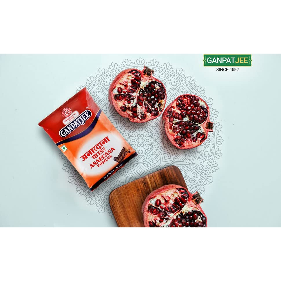 Ganpatjee Pomegranate Anardana Powder,100g | Dry & 100% Natural Anardana seeds