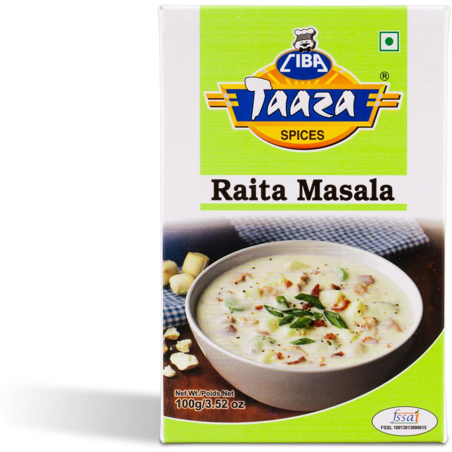 Raita Masala Powder by Ciba Taaza Spices, 100gm