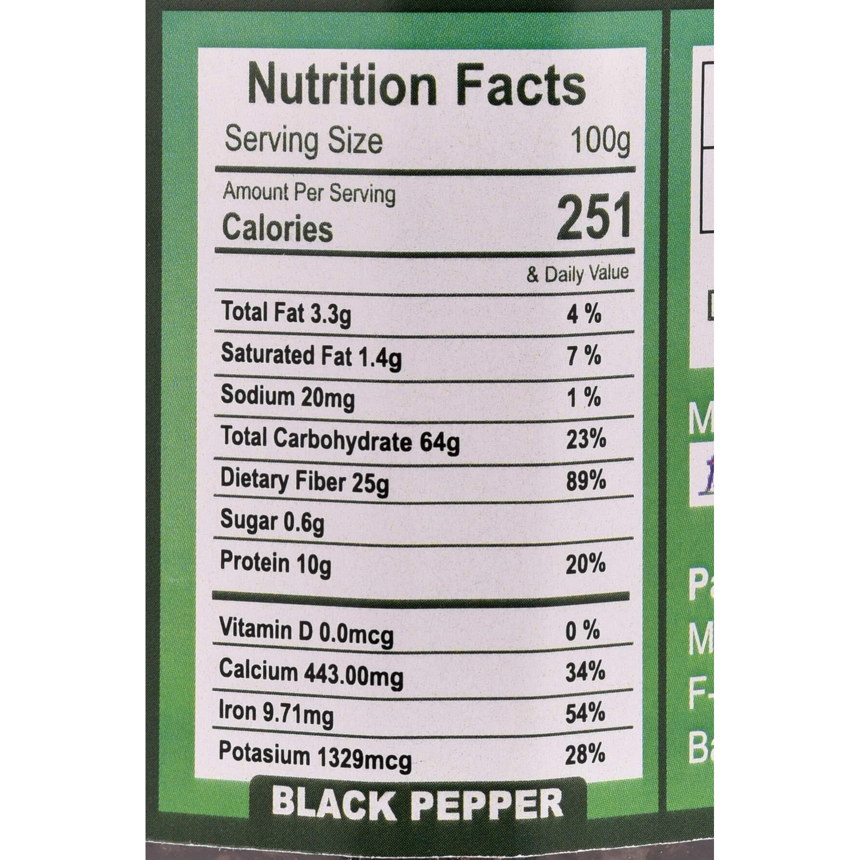 NUTRI MIRACLE Whole Spice Black Pepper/Peppercorn/Kali Mirch,250gm