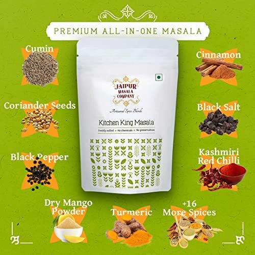 Jaipur Masala Company - Kitchen King 100gm | 100% Natural, 25 Premium Spices, For Authentic Indian Curry & Gravy