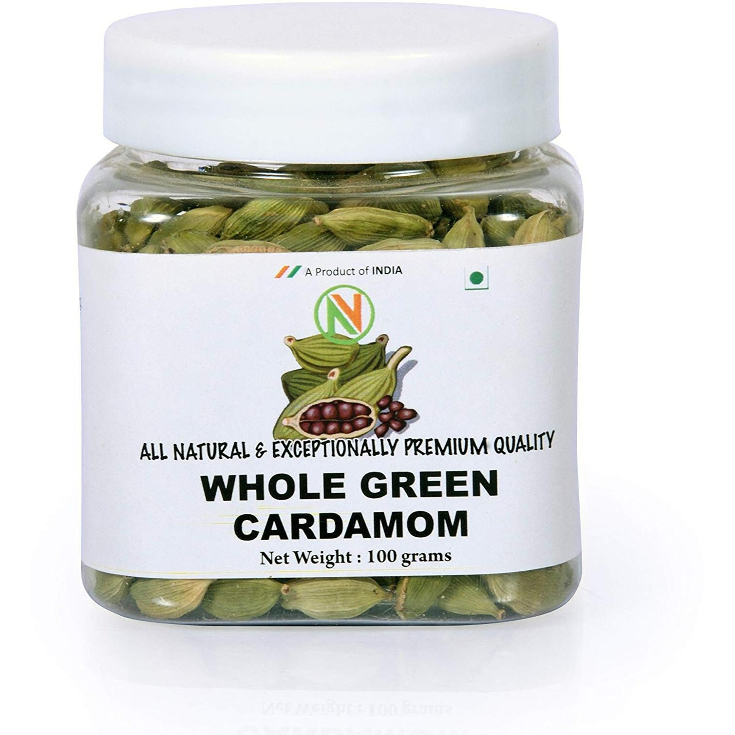 Nature Vit Whole Green Cardamom, 100g