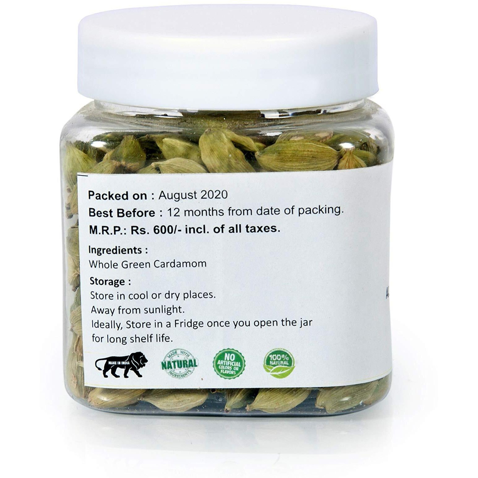 Nature Vit Whole Green Cardamom, 100g