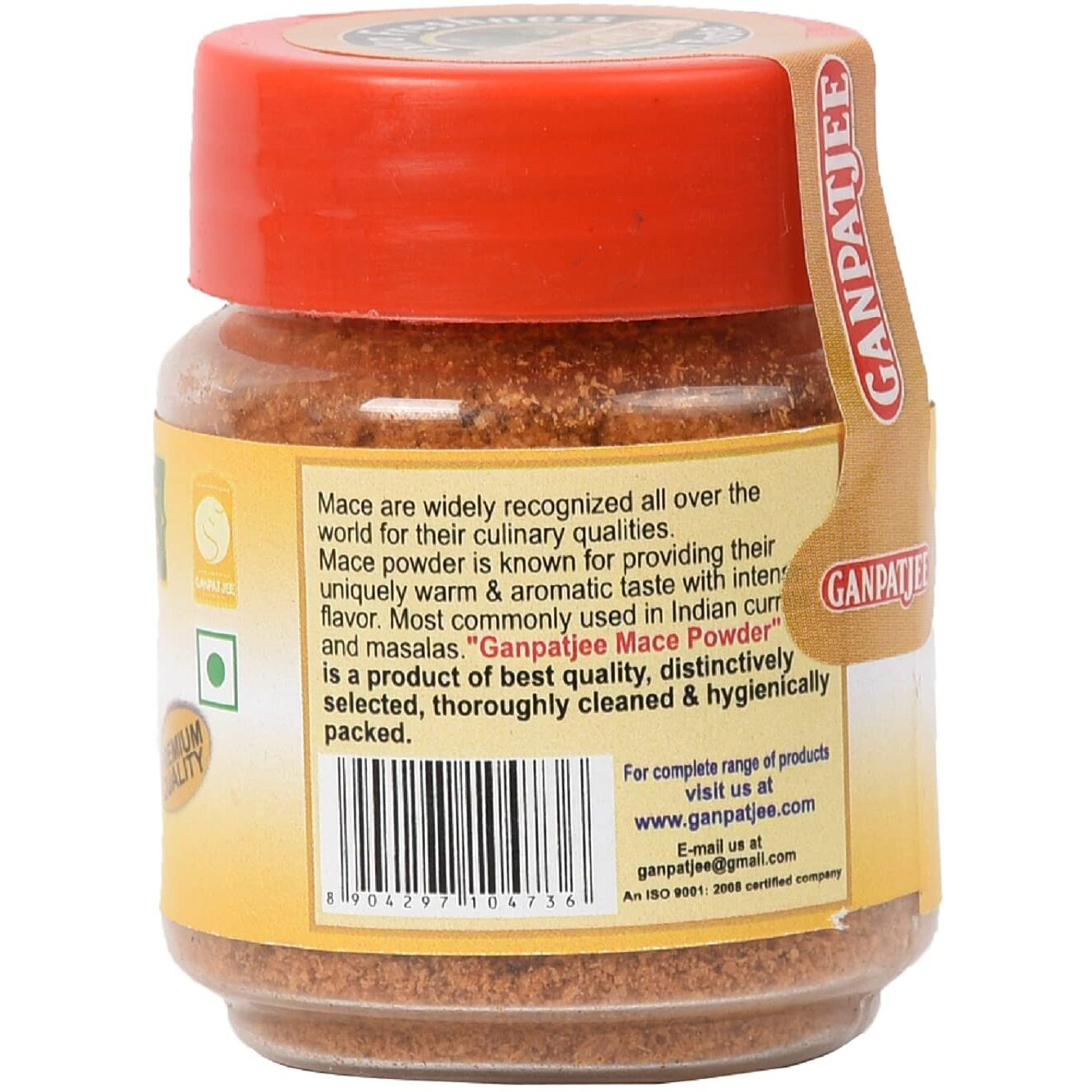 Ganpatjee Mace Javitri Powder Indian Spices, 25G | Pure and 100% Natural