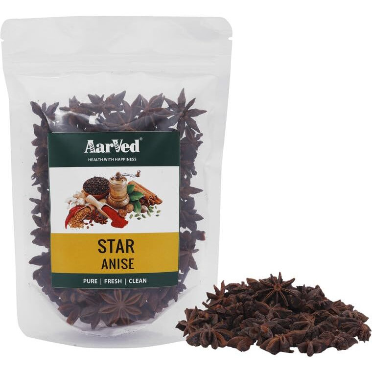 Aarved Star Anis (Star Fruit)- 150 Grams | Natural, Fresh & Clean Star Anis