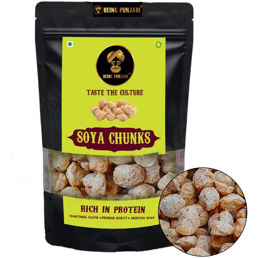 Being Punjabi Soya Chunks | 100% Natural | No Preservatives