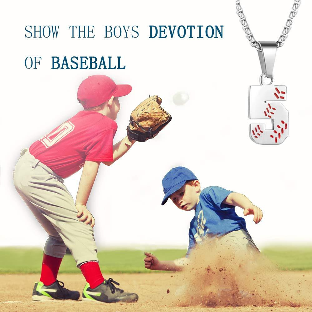 TLIWWF Inspiration Baseball Jersey Number Necklace Stainless Steel Charms Number Pendant for Boys Men (5)