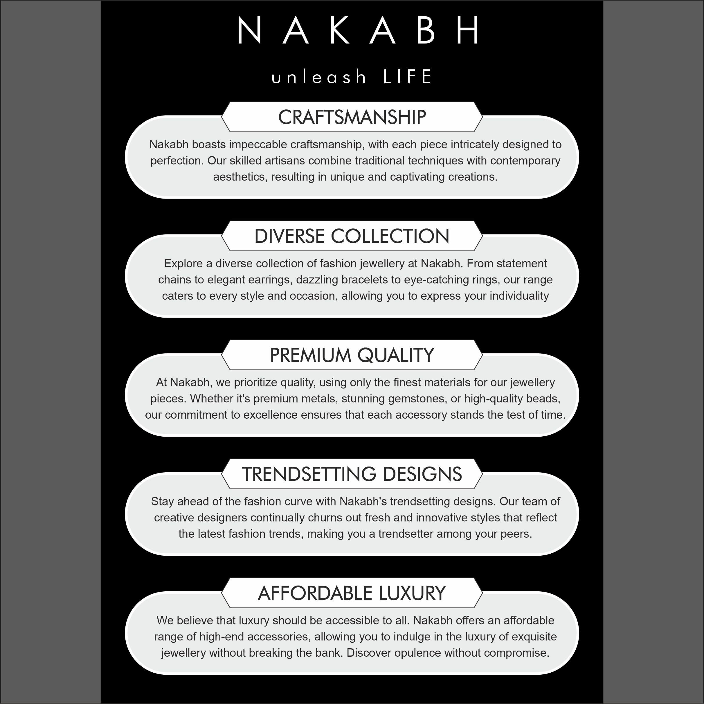 Nakabh Anti-Tarnish Stainless Steel Rice Chain for Men and Boys (Silver)