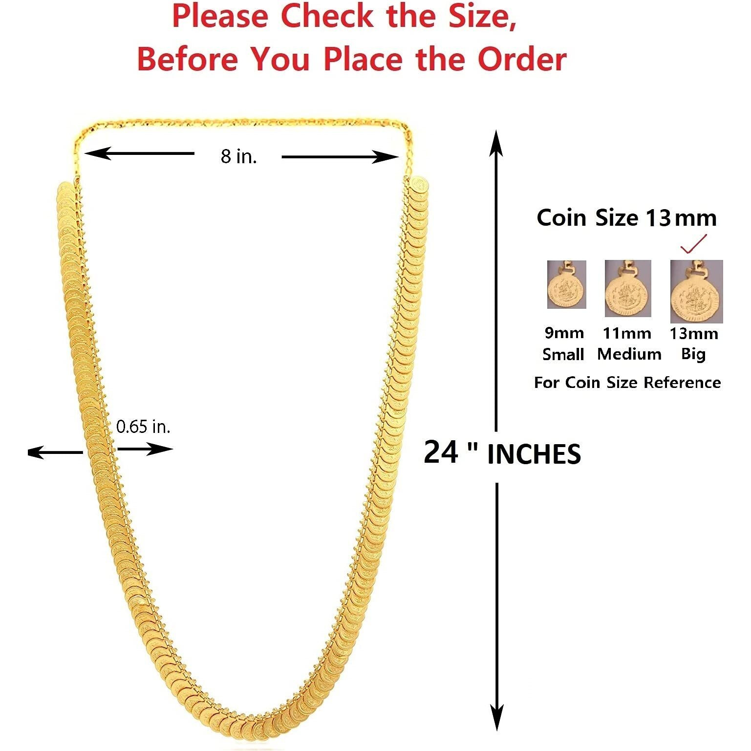 VAMA FASHIONS Gold-plated Base Metal Necklace Set for Women & Girls (Gold)