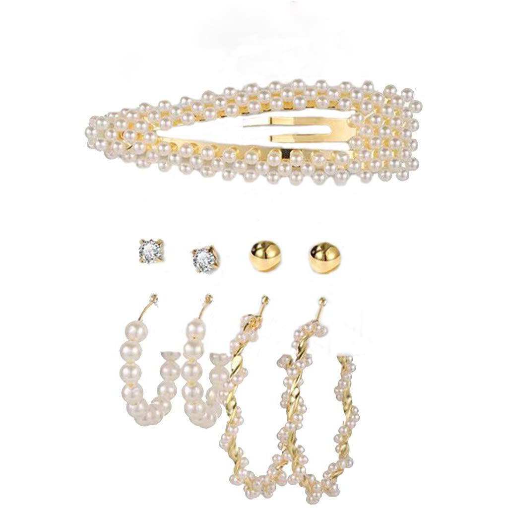 Jewels Galaxy Limited Edition Set of 2 Gold Plated Drop Earrings and a Layered Necklace (JG-PC-ERGV-181)