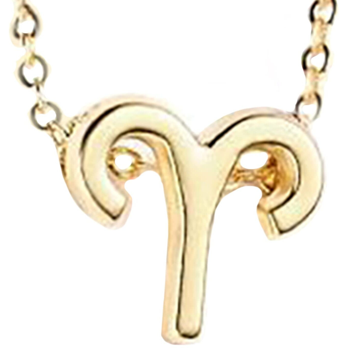 Peora Gold Plated Aries Fashion Jewellery Constellation Zodiac Pendant Necklace for Women & Girls