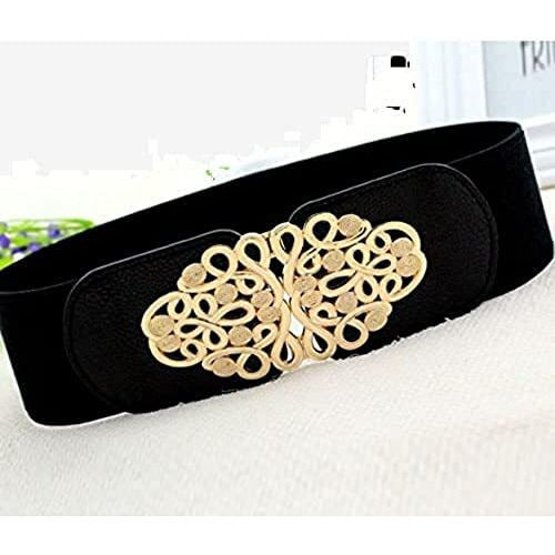 YouBella Jewellery Celebrity Inspired Adjustable Metal Plate Type Golden Kamarband Waist Belt for Women/Girls (Style 4)