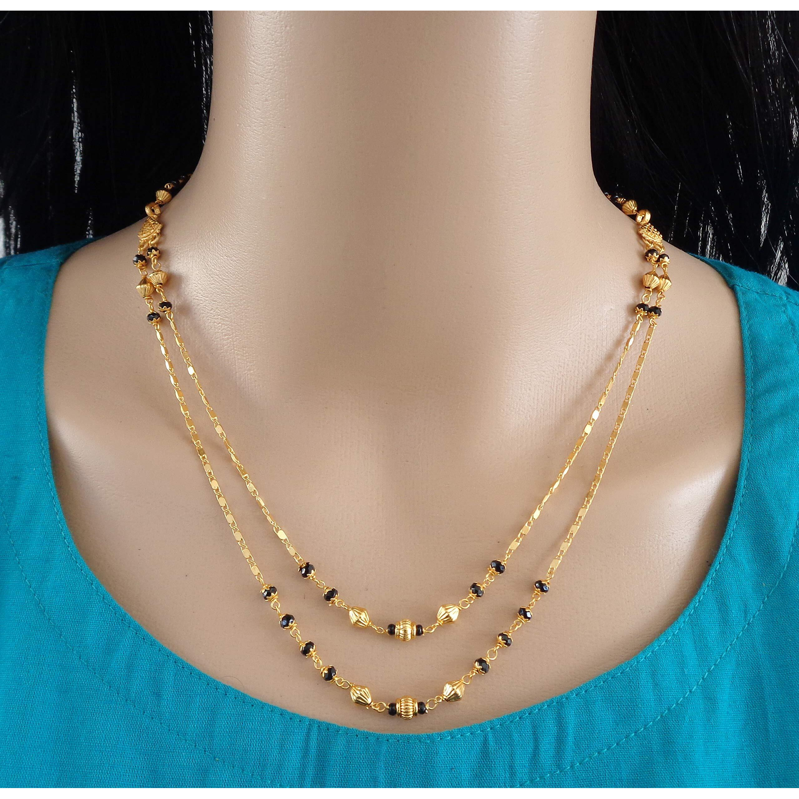 RAMDEV ART FASHION JEWELLERY stylish and trendy alloy mangalsutra