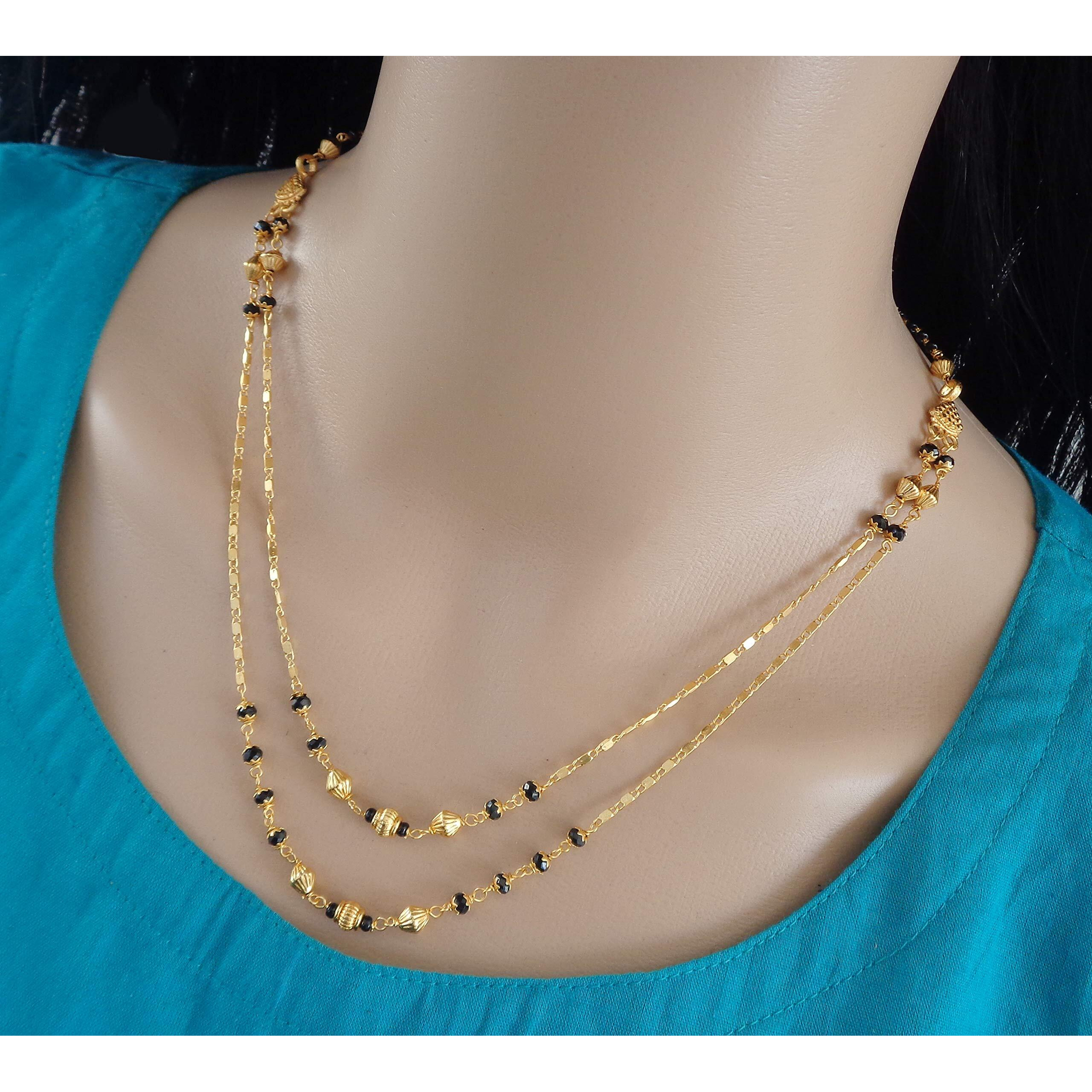 RAMDEV ART FASHION JEWELLERY stylish and trendy alloy mangalsutra