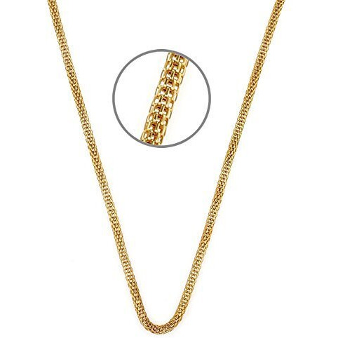 Charms Combo Of Six Gold Plated Chains For Boys & Men