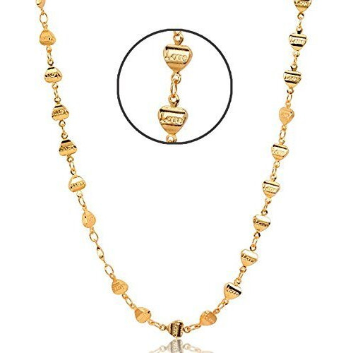 Charms Combo Of Six Gold Plated Chains For Boys & Men