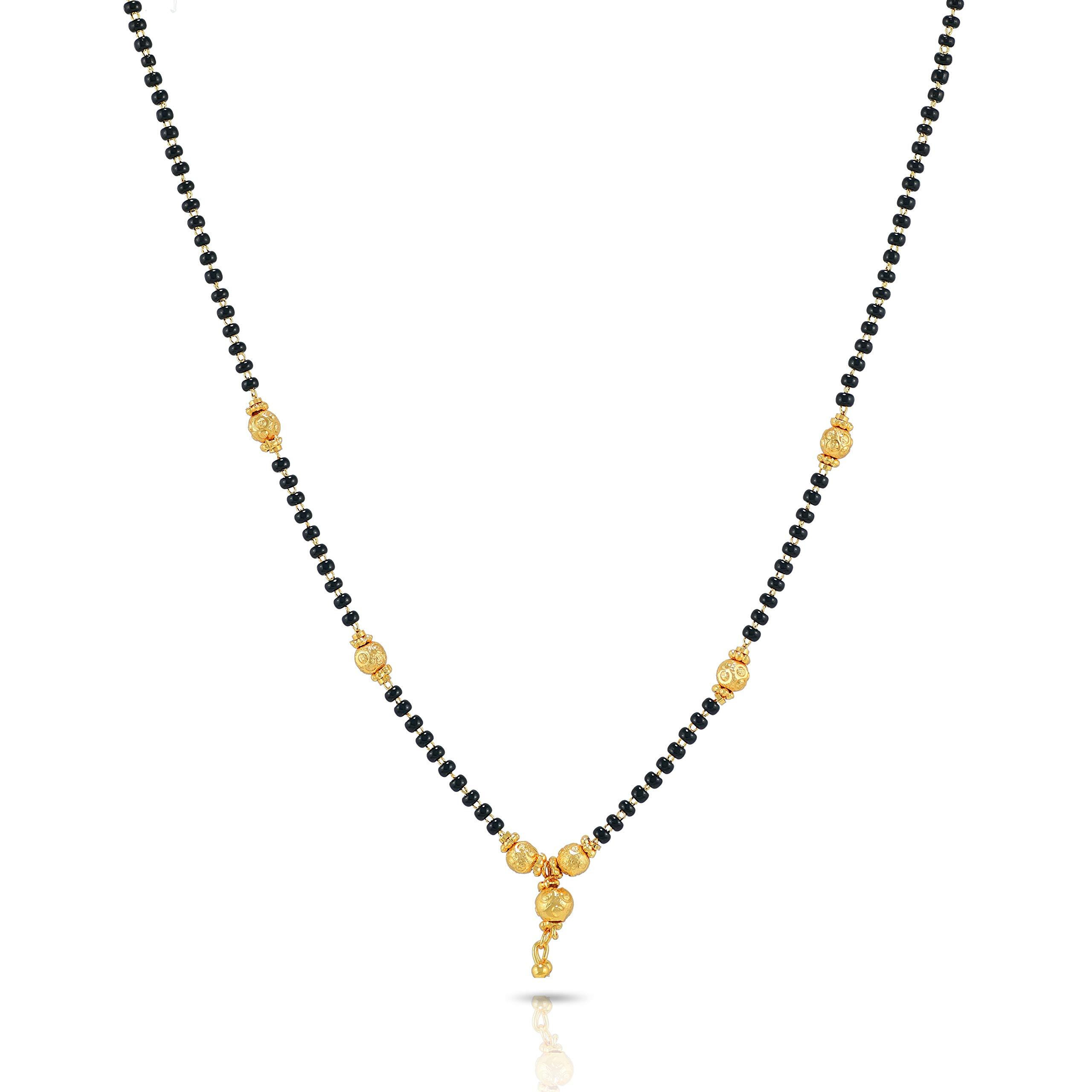 CHARMS Combo Collection of Dazzling Gold Plated Mangalsutra for Women