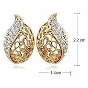 Nakabh Elegant Austrian Crystal Pendant and Earrings Combo For Girls and Women (Style 4)