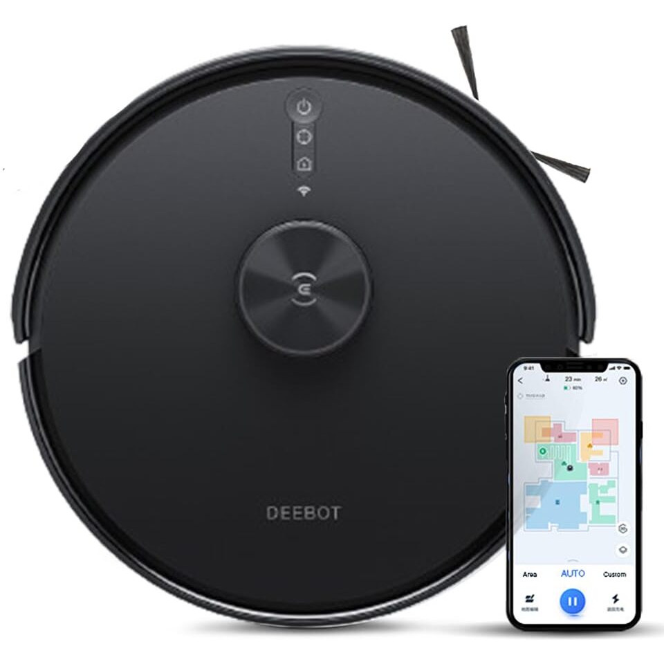 ECOVACS Deebot Y1 PRO 2-in-1 Robot Vacuum Cleaner, 2024 New Launch, 6500 Pa Powerful Suction, 5200 mAh Battery, Covers 3500+ Sq. Ft. in One Charge, Advanced Navigation Technology & True Mapping