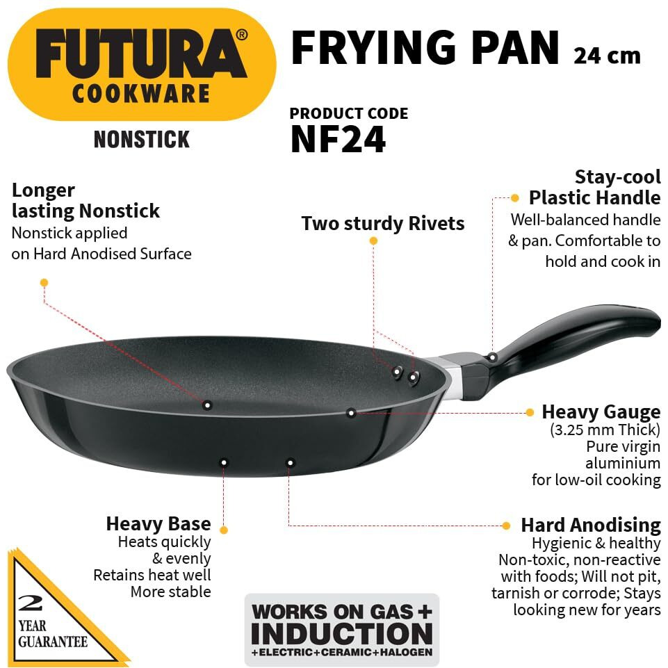 Hawkins Futura Non-Stick Frying Pan, 26cm