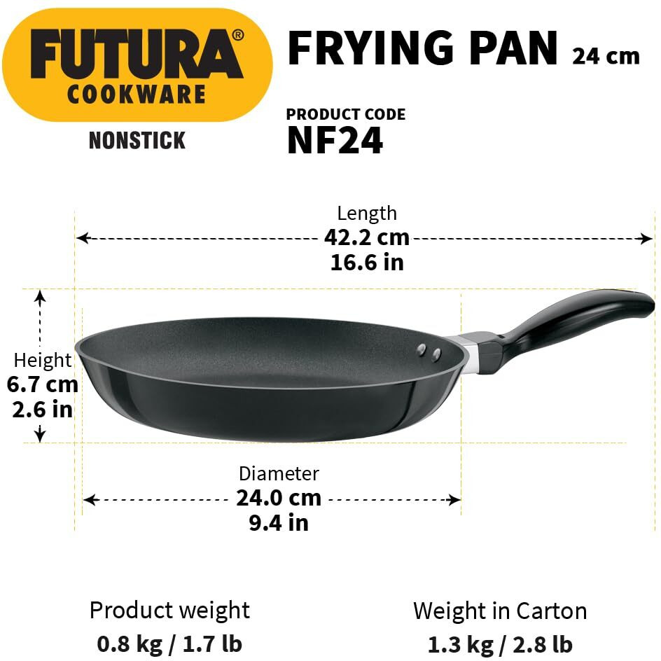 Hawkins Futura Non-Stick Frying Pan, 26cm